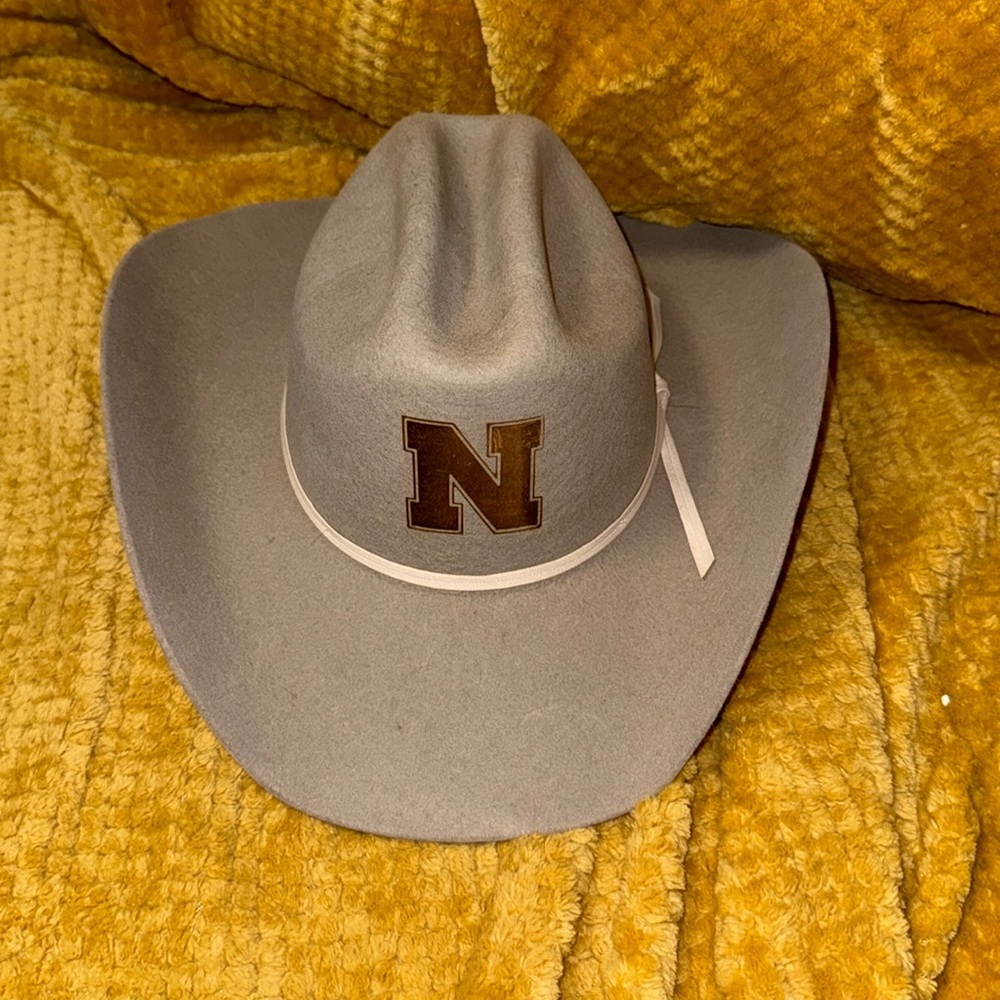 Nebraska Huskers Cowboy Hat with Logo size 7 5/8 - Picture 2 of 8